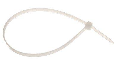 Coliere rapide/șoricei plastic 250x4.2mm, din Nylon 66, pachet 100 bucăți albe